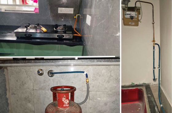 Residential Gas Pipeline Installation